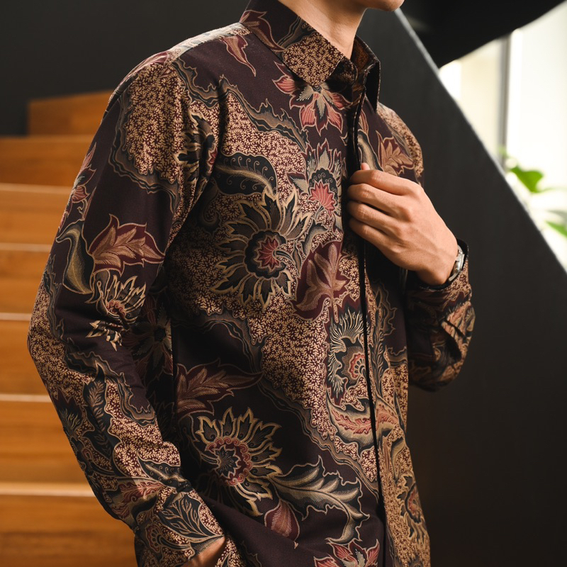 Batik Ayman - RAHAGI | Kemeja Batik Pria Katun Solo Halus