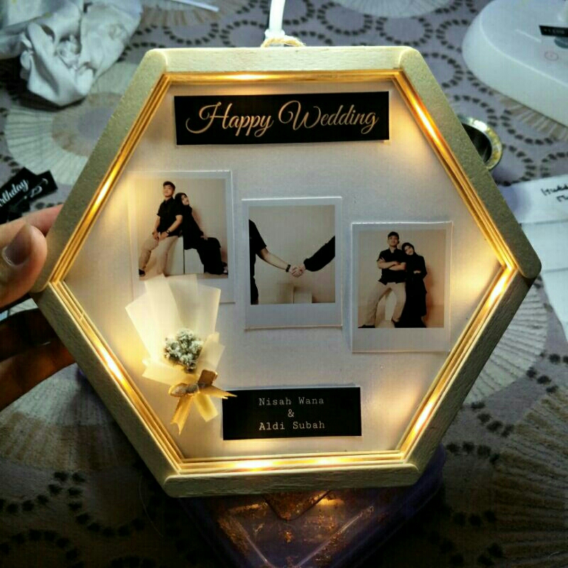 GIFT BOX HEXAGONAL PLUS LAMP SET || Hampers Hexa Unik || Kado unik | Kado murah | Kado™