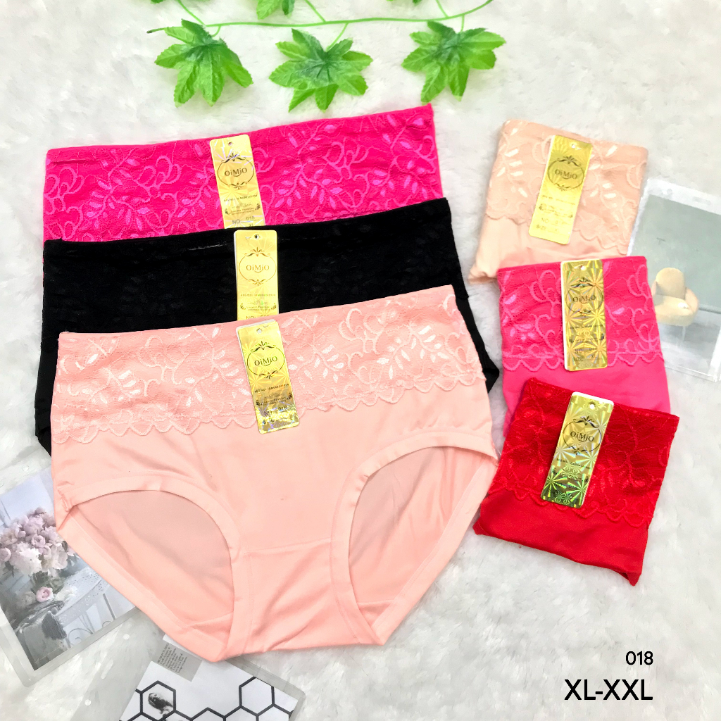 RVC75 - OIMIO Celana Dalam Wanita XL XXL CD Cewek Katun Polos Underwear Dewasa Remaja Pakaian Dalam 