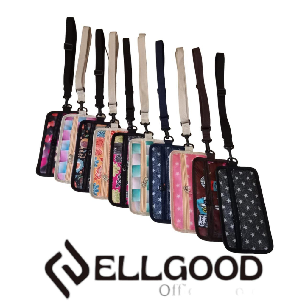 Tas hp kartu Uang motif Dompet Hp Tas Leher Pria/wanita Terlaris