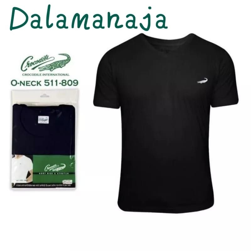 CROCODILE kaos oblong Pria 511-809 Strech -Slim Katun