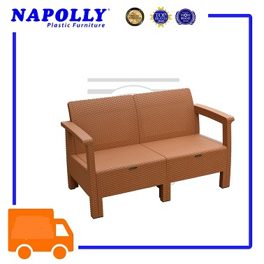 Sofa Rotan Napolly Plastik Kuat Softan 181 A2 Khusus batam