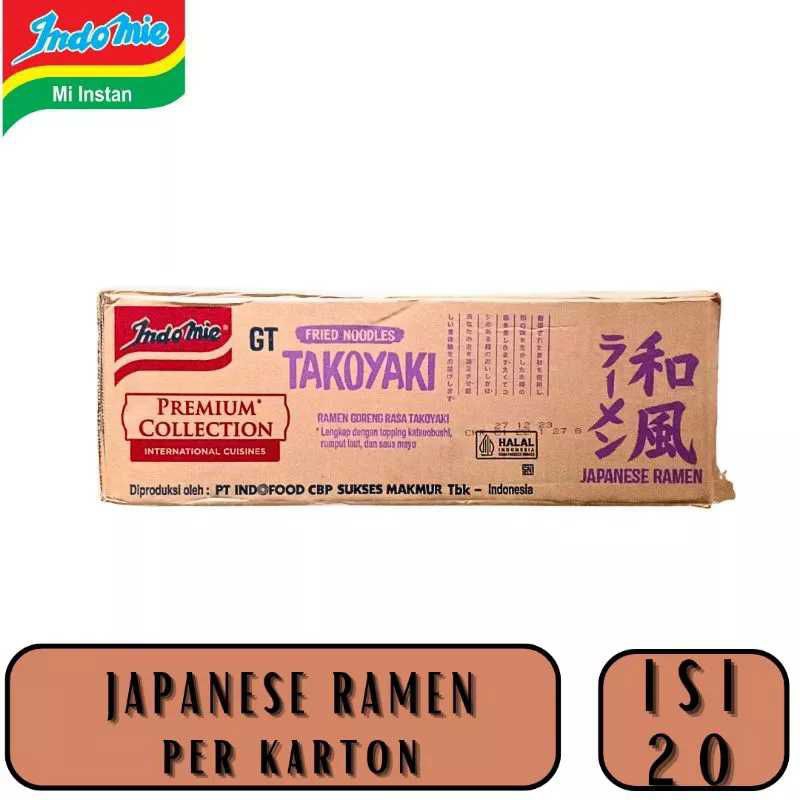 

INDOMIE RAMEN TAKOYAKI 1DUS (FREE MERCHANDISING INDOFOOD)