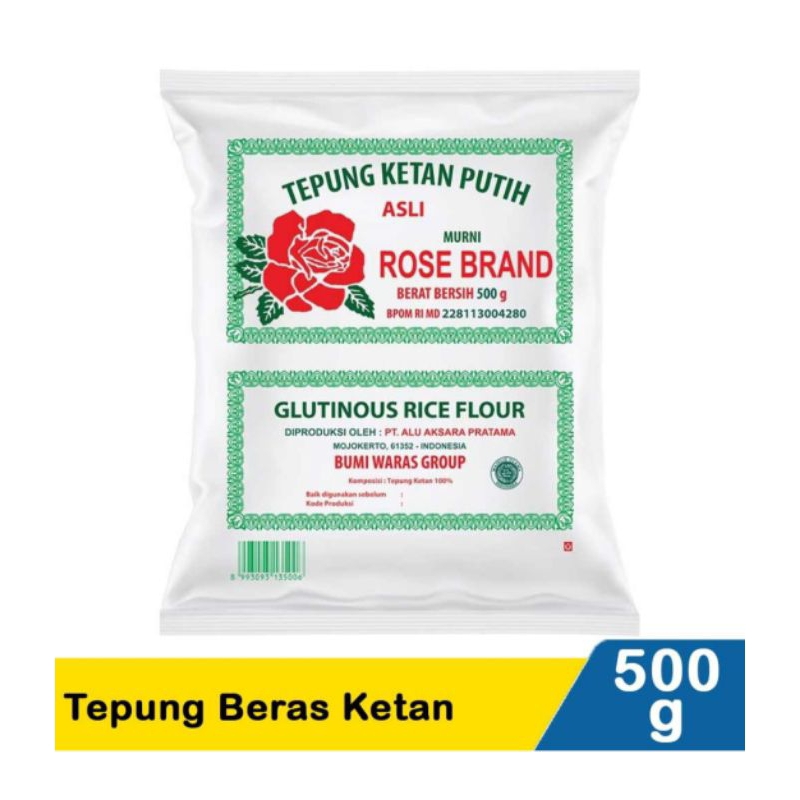 Tepung Ketan Putih / Beras Rose brand 500g