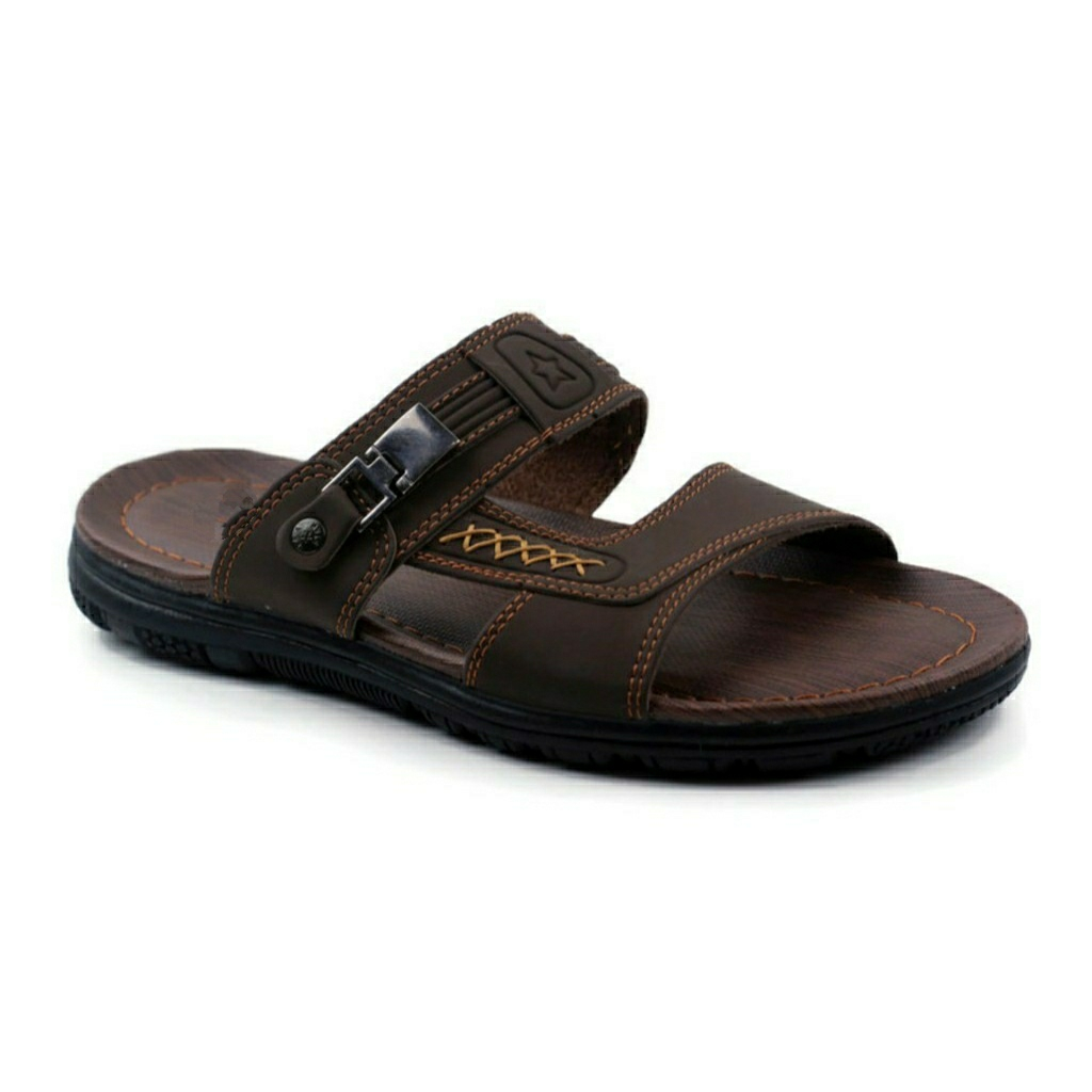 Sandal Slide Slop Pria Dewasa Casual Furenic Sendal Selop Cowok Kekinian Trendy