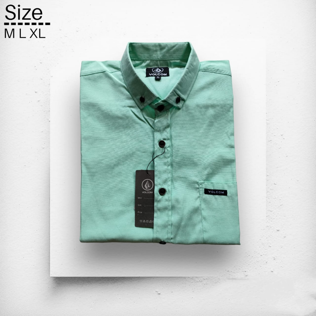 KEMEJA POLOS PENDEK KEMEJA PRIA KEMEJA ATASAN PRIA POLOS LENGAN PENDEK KEMEJA POLOS LENGAN PENDEK PO