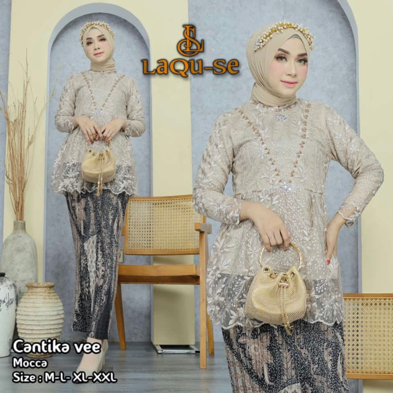 Set Kebaya Payet Kebaya Cantika Stelan Kebaya Modern Kebaya Payet Tangan Stelan Kebaya Pesta New Collection By Laquse Kebayaa