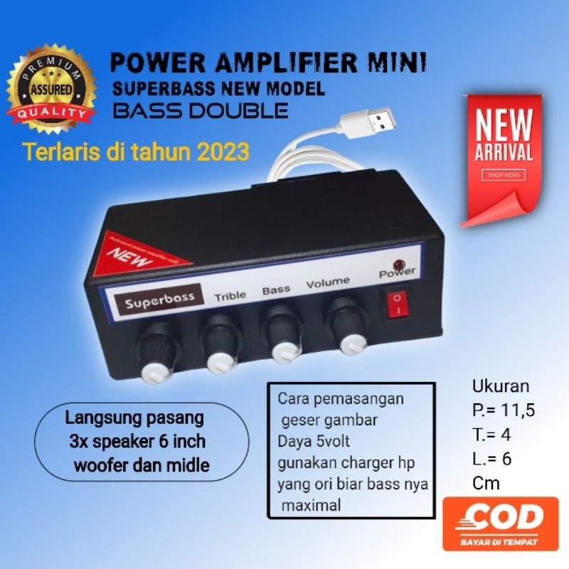 POWER AMPLIFIER MINI SUPER BASS