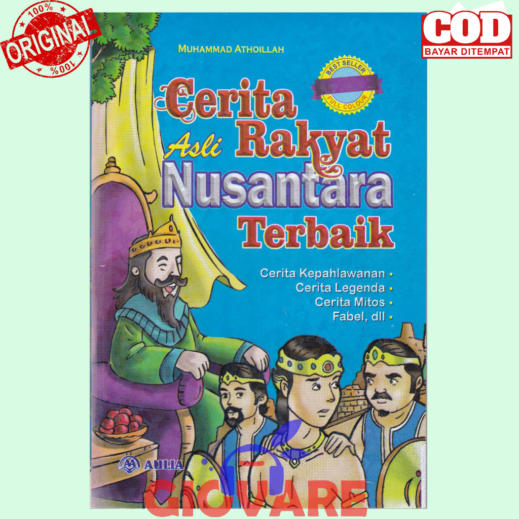 BUKU CERITA RAKYAT ASLI NUSANTARA TERBAIK | CERITA RAKYAT NUSANTARA AULIA