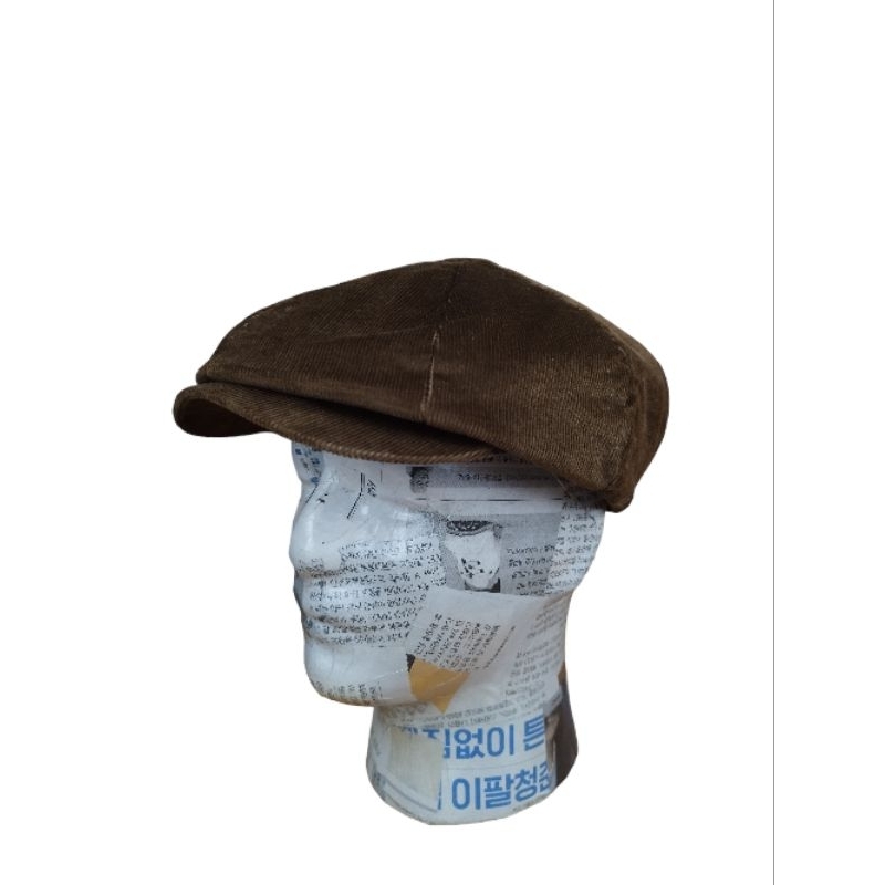 Newsboycap topi klasik corduroy premier