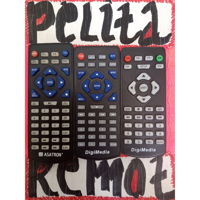 Remote Remot ASATRON DVD player media portable original terlengkap