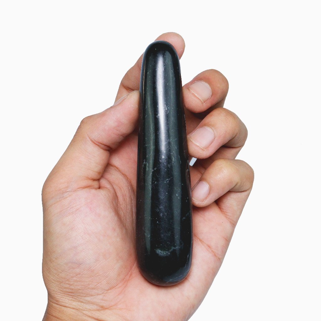 ✅ [ GARANSI ORIGINAL ] Natural Giok Black Jade Stik Kesehatan Pijat Refleksi Nempel Magnet