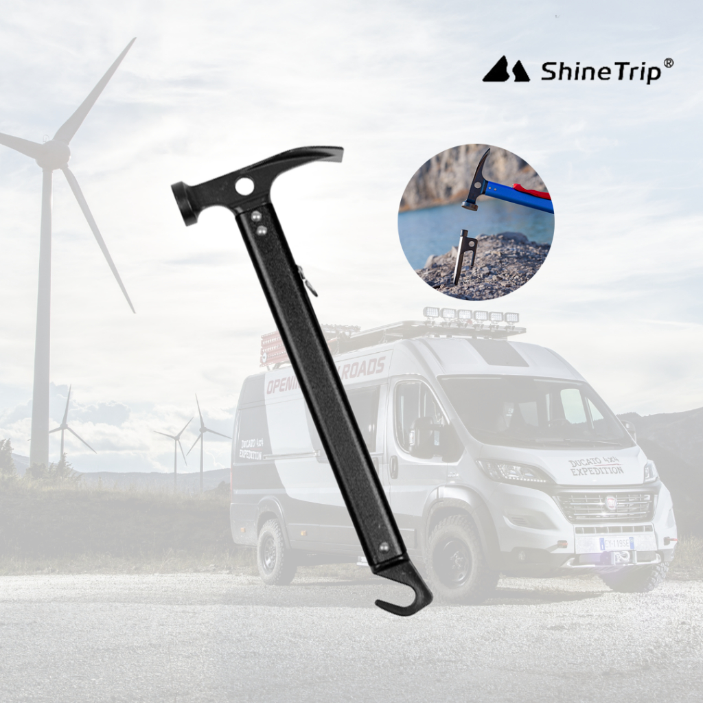 SHINETRIP Palu Camping Multifungsi Hammer Portable Palu Pasak Outdoor Hiking