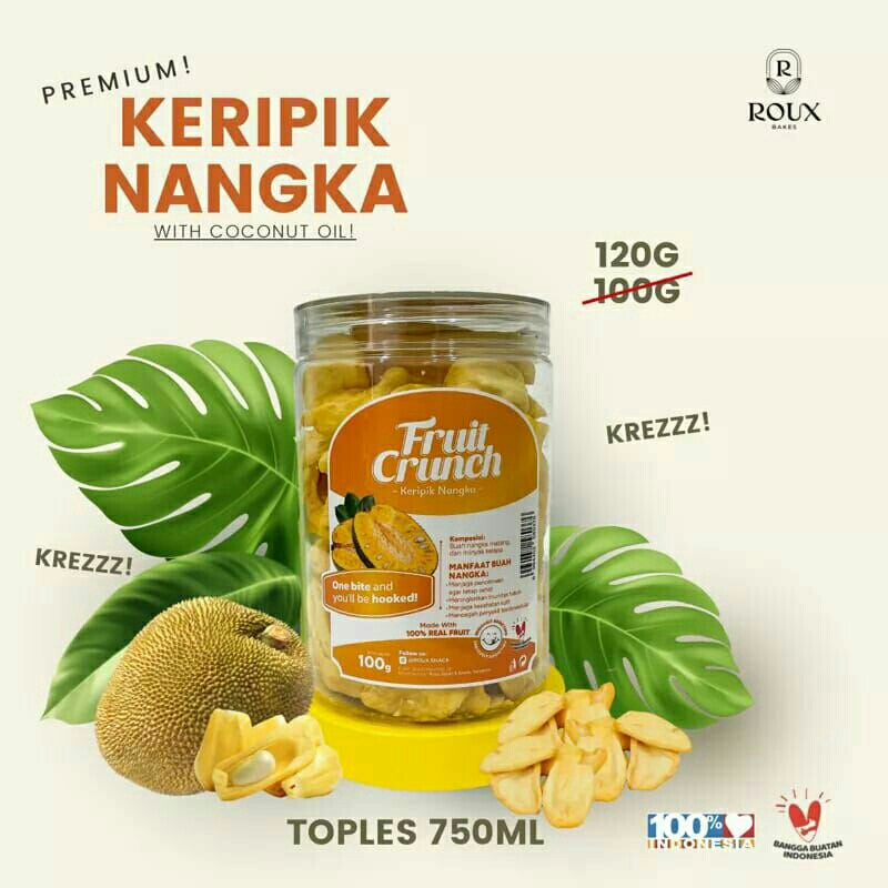 

Keripik Buah Nangka Premium 750ml Keripik Buah Premium ROUX BAKES