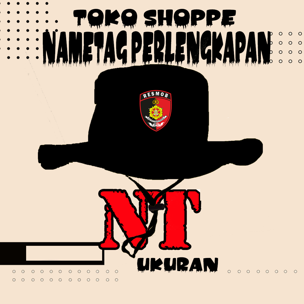 Topi Rimba Logo Resmob |Bucket Hat Resmob |TerBaru
