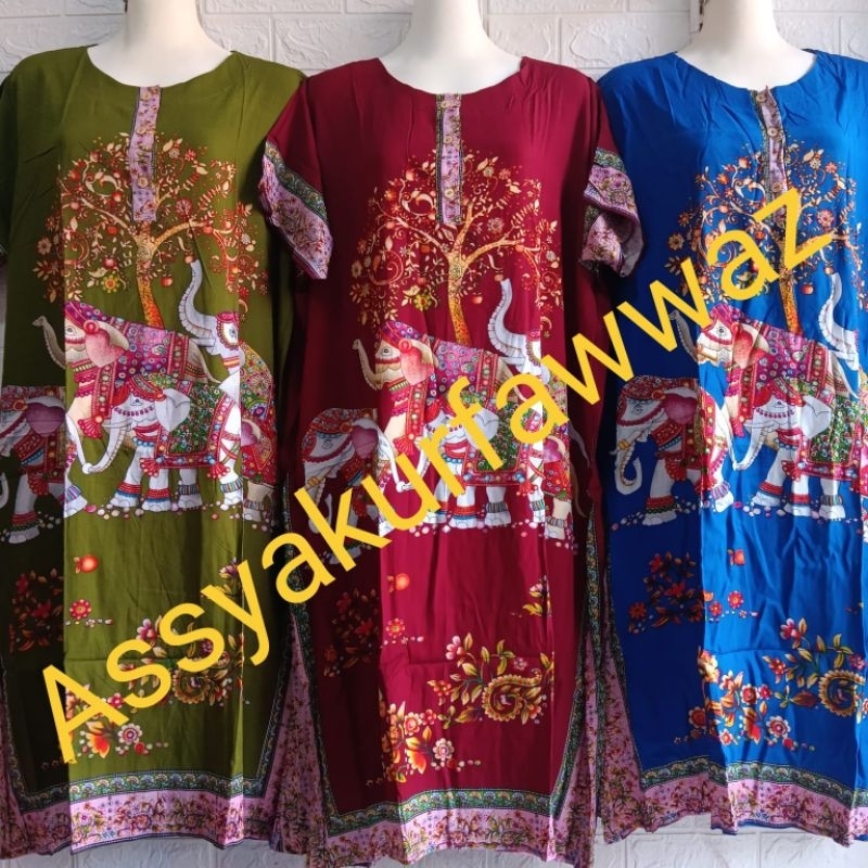 DASTER BATIK SUMI MODEL KANCING