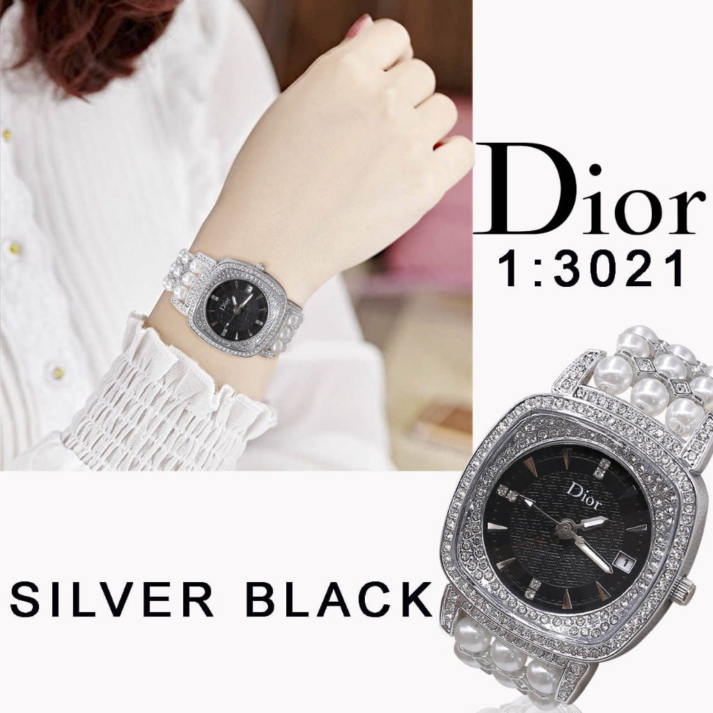 Jam tangan DIOR 3021 RTY 68 jam tangan batam impor original tali analog digital kulit