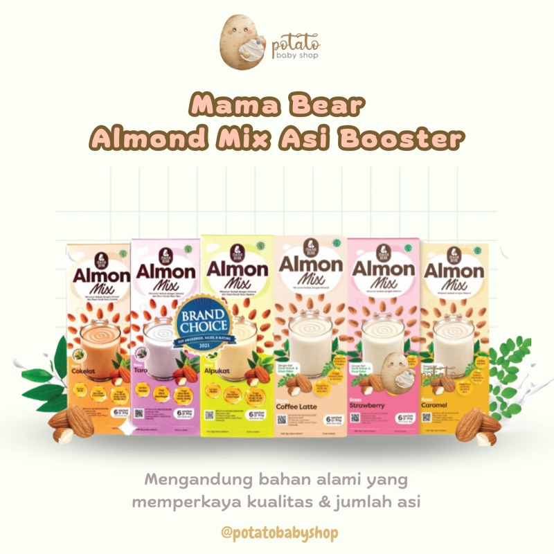 Mamabear Almon Mix - Mama Bear Susu Almond Katuk