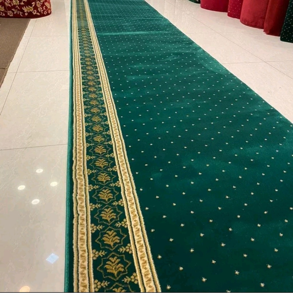 Karpet Masjid / Karpet Mushola / Sajadah Sahara 1 Roll 6 Meter tebal 18 mm