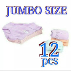 (L XL 3L 4L 5L 6L) GROSIR 12 PCS CD WANITA LUSINAN MURAH JUMBO / CELANA DALAM WANITA DEWASA HAMIL