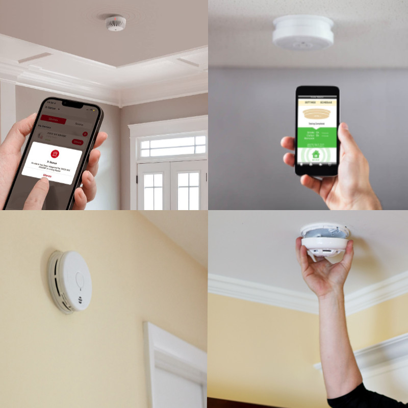 Smart WiFi Smoke Detector / Photoelectric Standalone / Pendeteksi Asap