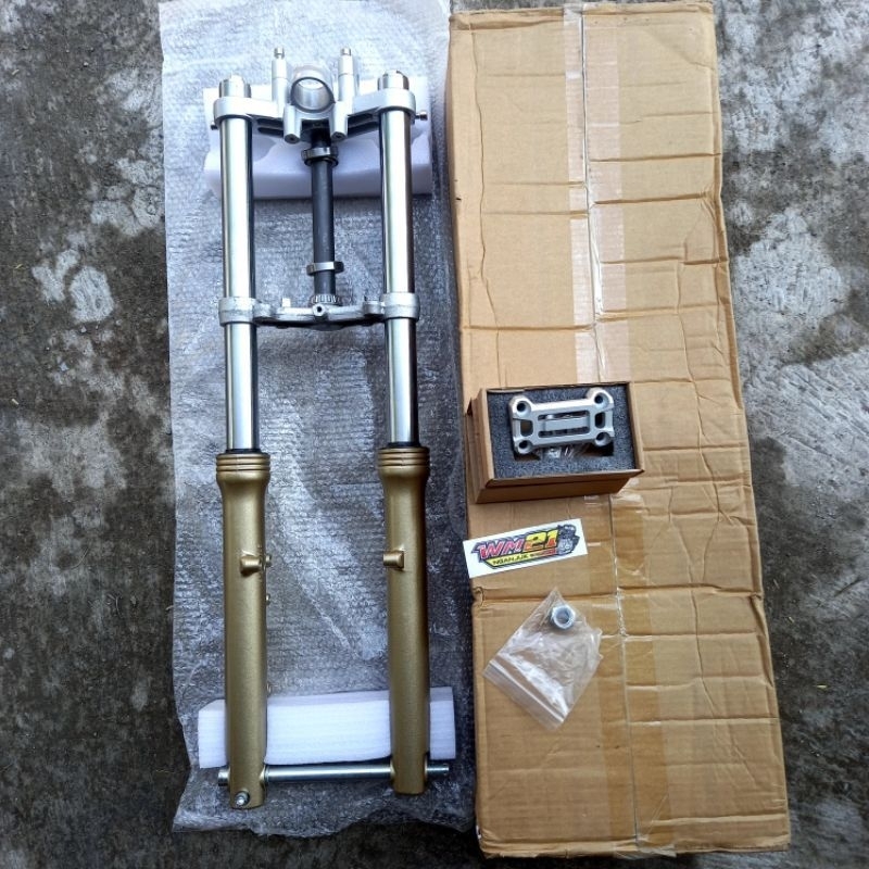 SKOK DEPAN NINJA MITSUYO DOBEL RAISER CNC SHOCK SHOCKBREAKER MOS gorila agras KINGKONG