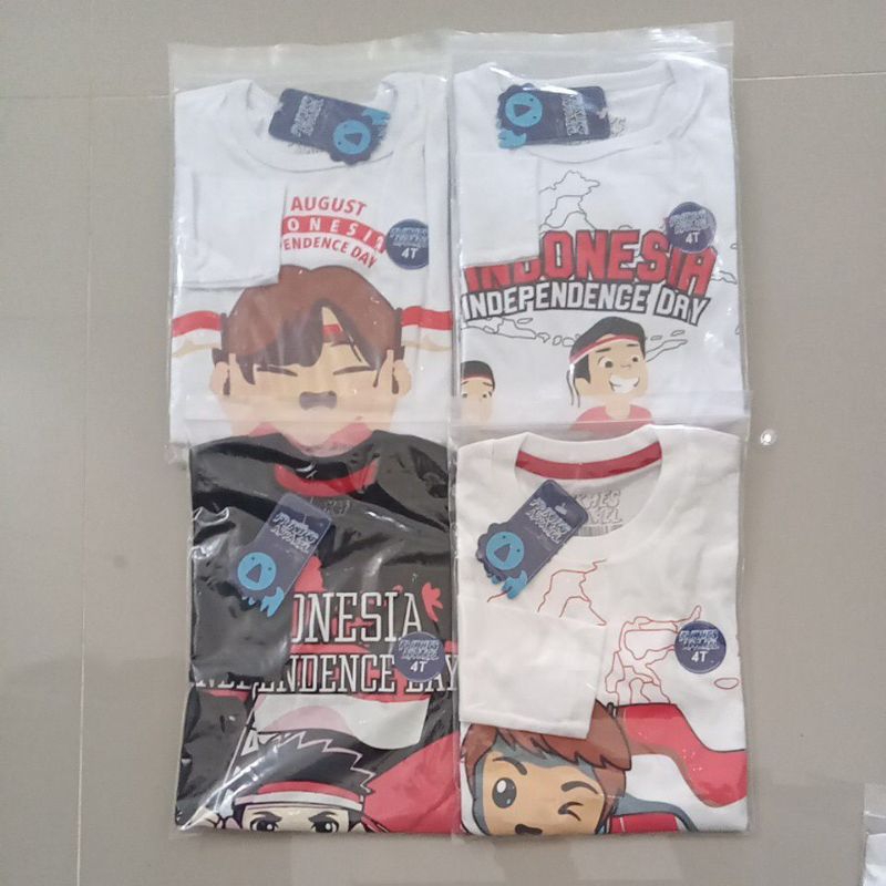 Kaos Anak Boy &amp; Girl Lengan Panjang 2-10T