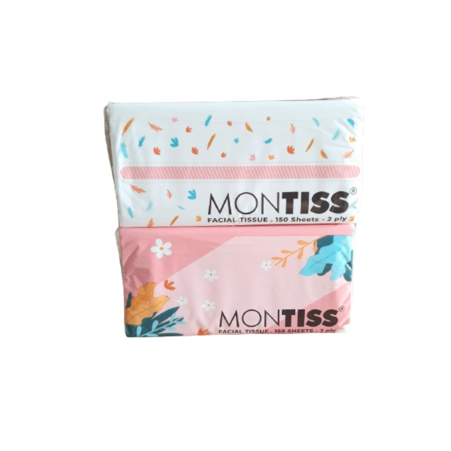 Tisu Wajah Montiss 150s / Facial Tissue Montis 150 Sheets 2 Ply