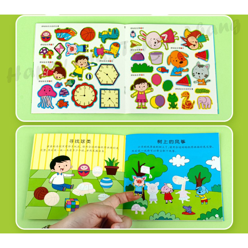 MAINAN EDUKASI ANAK / BUKU STICKER ANAK / MAINAN EDUKATIF STICKER KERAJINAN ANAK PINTAR