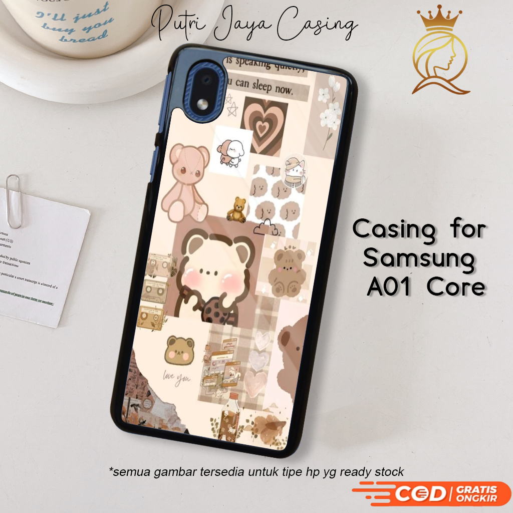 Case Hp Samsung A01 Core Casing Samsung A01 Core Motif ANIMEBEAR Casing Terbaru Case Karakter Lucu K