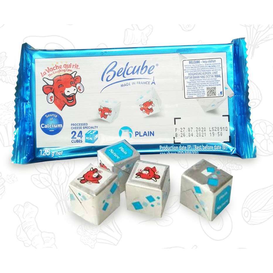 BELCUBE Keju Plain Cheese EXP PANJANG Cocok Utk Mpasi - 125gr