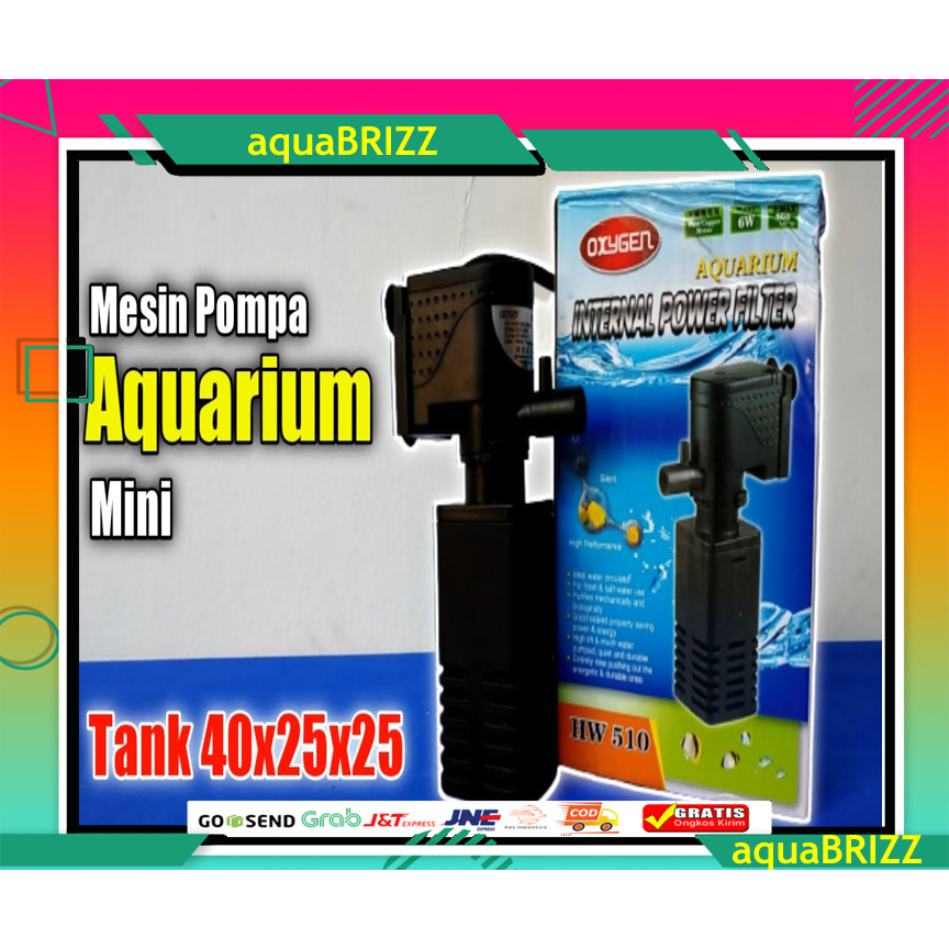Oxygen HW - 510 HW510 mini internal power head filter aquarium aquascape