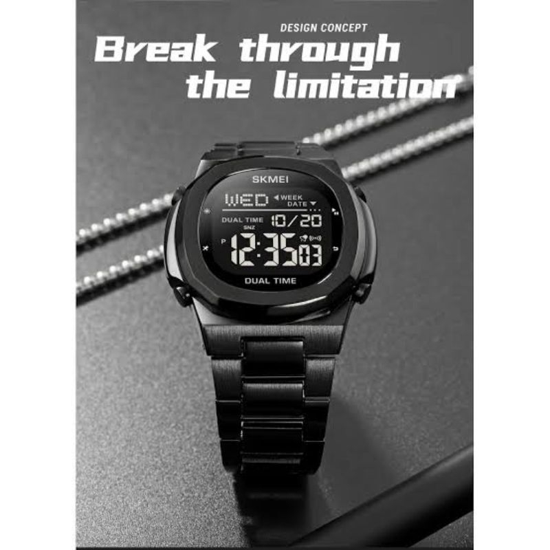 Jam Skmei 2004  original free gift box