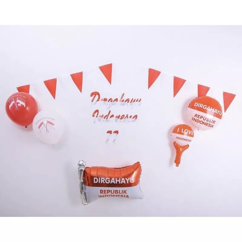 BANNER DIRGAHAYU INDONESIA SAMBUNG / BANNER AGUSTUS AN / HIASAN AGUSTUS AN