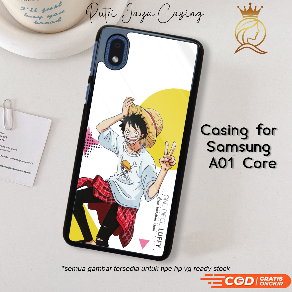 Case Hp Samsung A01 Core Casing Samsung A01 Core Motif ANIMELUFFY Casing Terbaru Case Karakter Lucu 