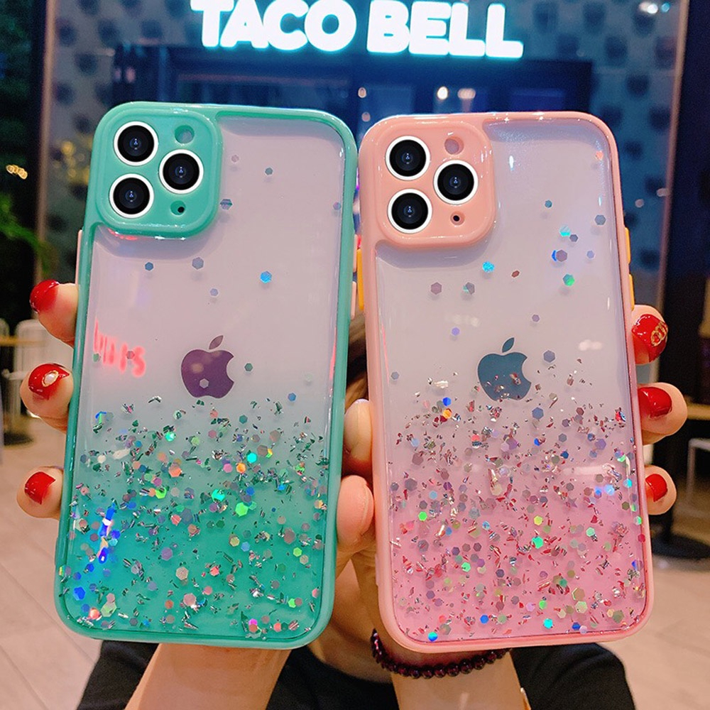 Case candy Glitter / Casing Motif manik-manik For Xiaomi Redmi 9A / 10C