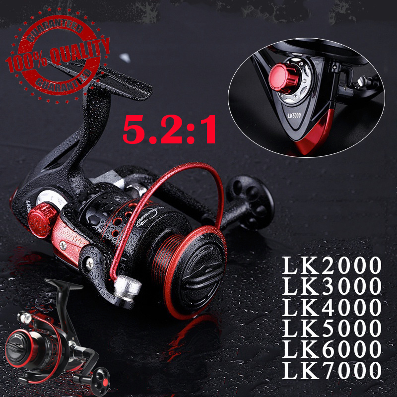 HAIYI FISHING LK2000-7000 Full Metal Fishing Reel Metal Fishing Reel High Speed Salt Water Fishing R