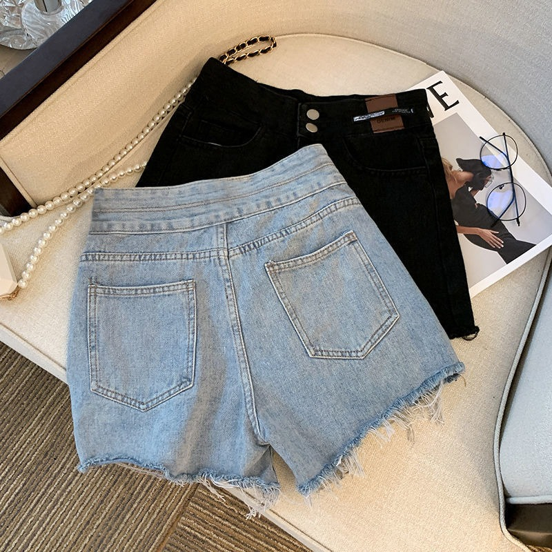 【Cewek_id】celana jeans pendek wanita highwaist short pants hot pants jeans wanita celana korean style ootd kekinian 2023