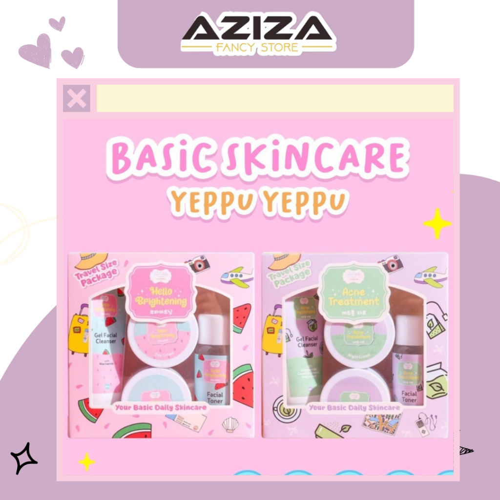 PAKET SKINCARE BRIGHTENING AND ACNE YEPPU-YEPPU BY KIYOWO