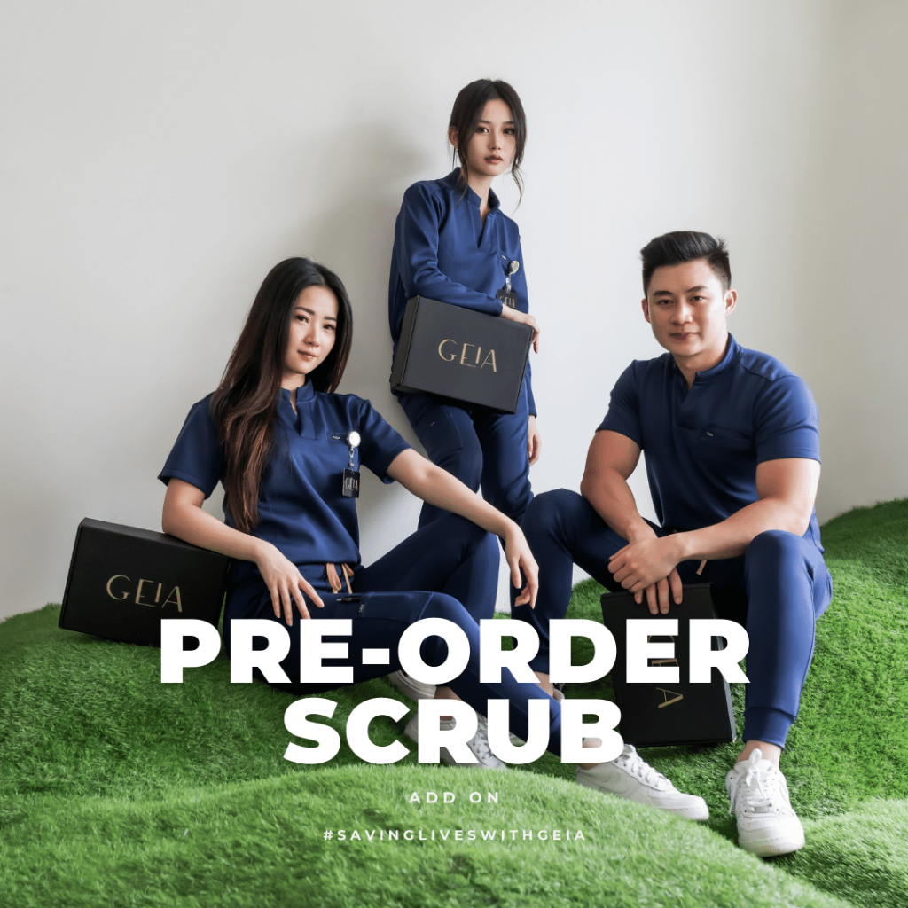 SCRUB [PREORDER] GEIA Scrub Dokter | Scrubs Dokter | Baju Dokter | Baju Dokter | Baju Oka | Baju OK 