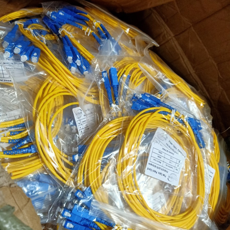 KABEL PATCH CORD FO ONILINK SC UPC-SC UPC 1METER 3MM KUNING