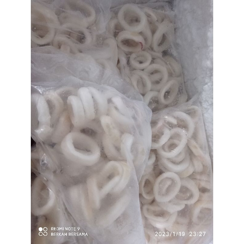 

Cumi Ring Calamary cumi kupas bersih