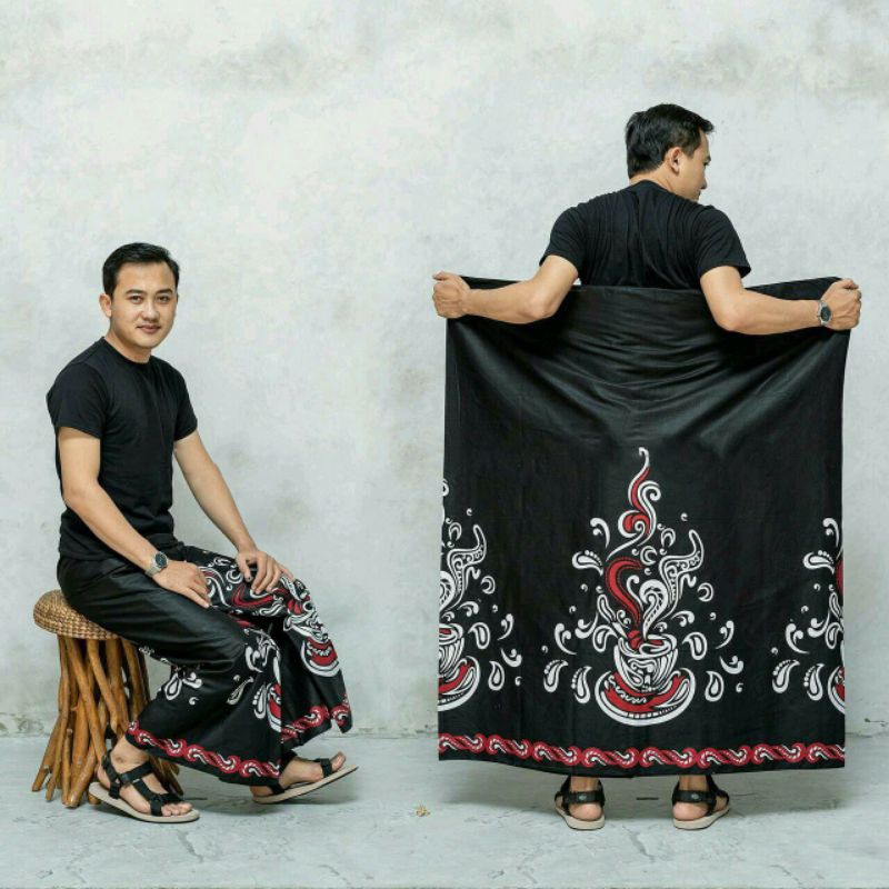 SARUNG BATIK PRIA DEWASA UKURAN 220cm X 120cm