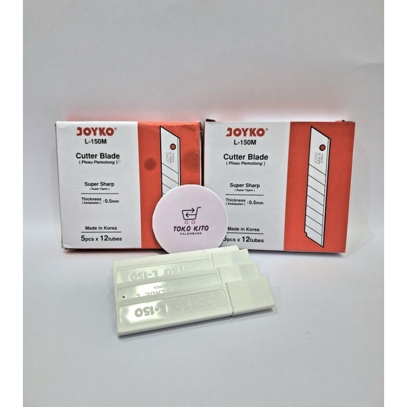 

Isi Cutter Besar L-150 Joyko isi 5 Pcs