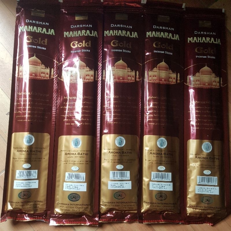Dupa Premium MAHARAJA GOLD Red Bathi Besar Isi 50 stick termurah