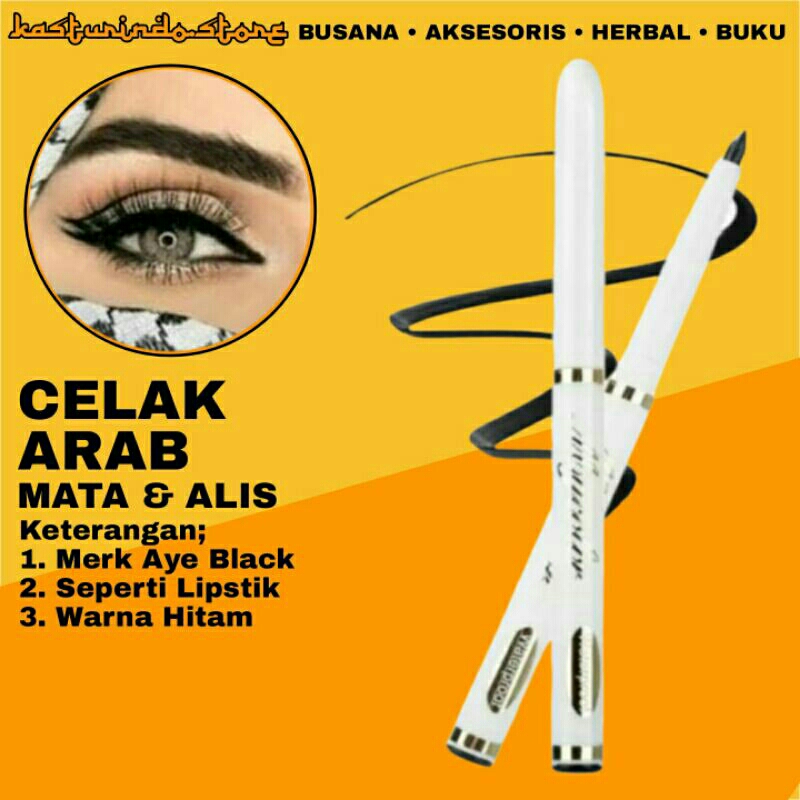 Celak / Sipat Mata Alis Original Murah Pensil Pewarna Mata Hitam Eyeliner Sifat