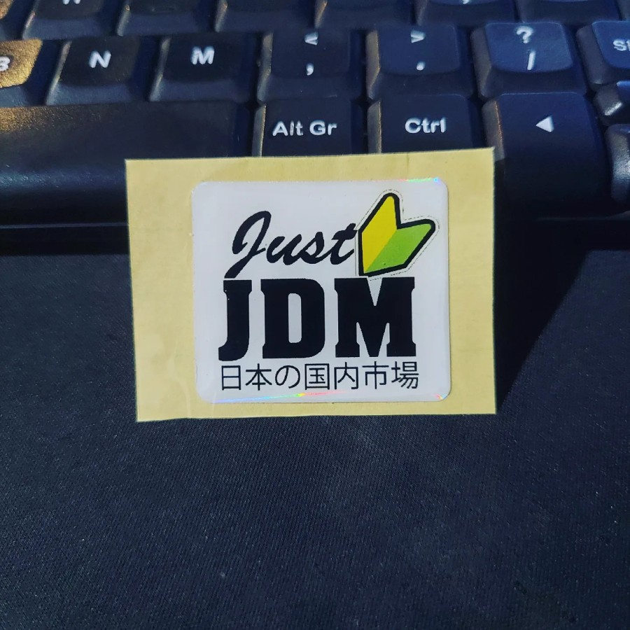 

Sticker Timbul Resin JUST JDM Stiker Logo Lycal 3D Kecil Satuan