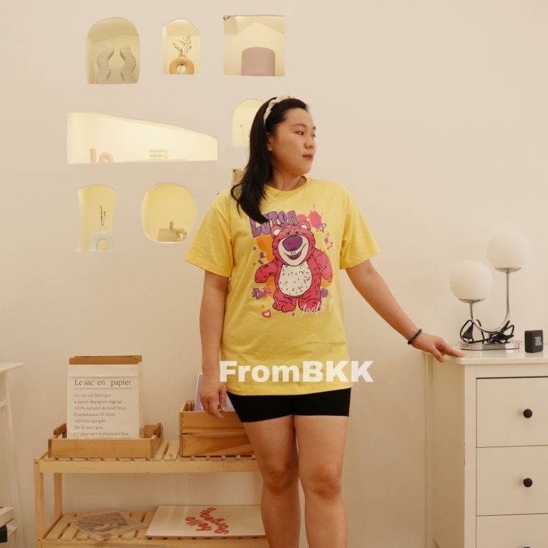 [FROMBKK] LOTSO BEAR KAOS OVERSIZE IMPORT BANGKOK BRAND CZESC