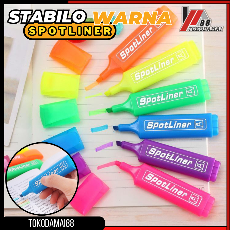 Stabilo Highlighter Pen Sportliner Warna Warni Stabilo Highlighter Marker