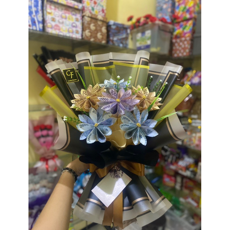 Buket money flower Buket ory buket kado ultah